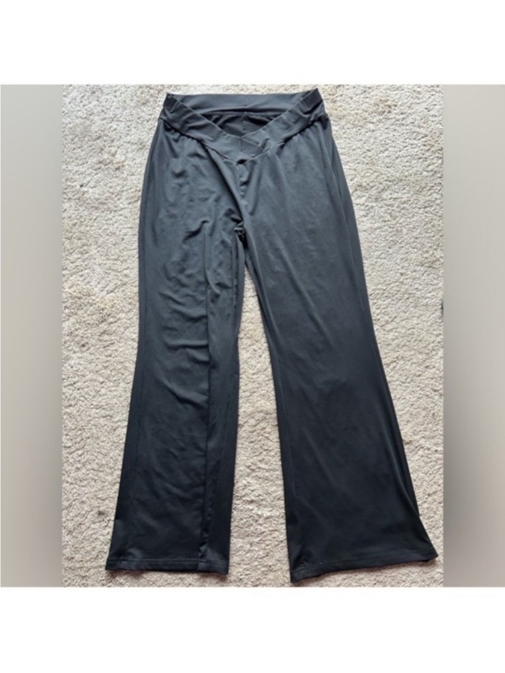 Women’s Black Flare Leggings Yoga Pants